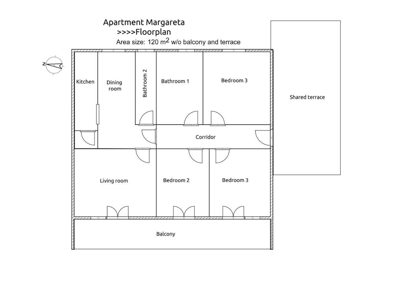 Apartments Margareta & Ena Malinska Eksteriør billede